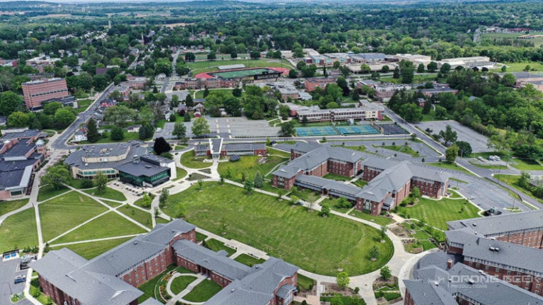 The SMC Rec Center At Millersville University Campus Rec Magazine   EditedAllison Yarrow Aerial Shot Quad Biem Courts 768x432 