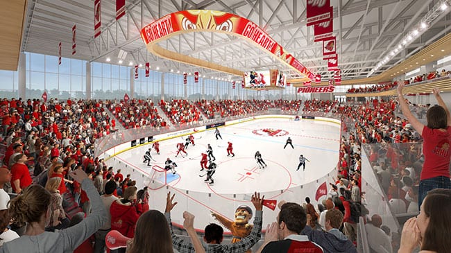 Breaking Ice On Sacred Heart Universitys New Hockey Arena Campus Rec